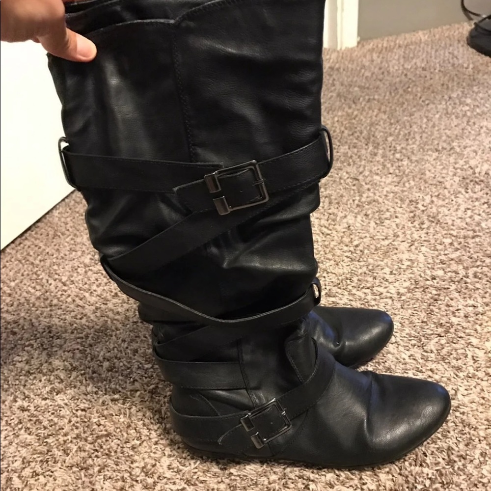 Black boots